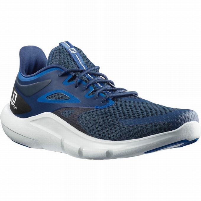 Navy / White Salomon PREDICT MOD Men's Road Running Shoes | AE-319SDZQ