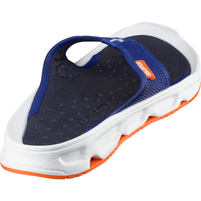 Navy / White Salomon RX BREAK Men's Flip Flops | AE-207QHXW