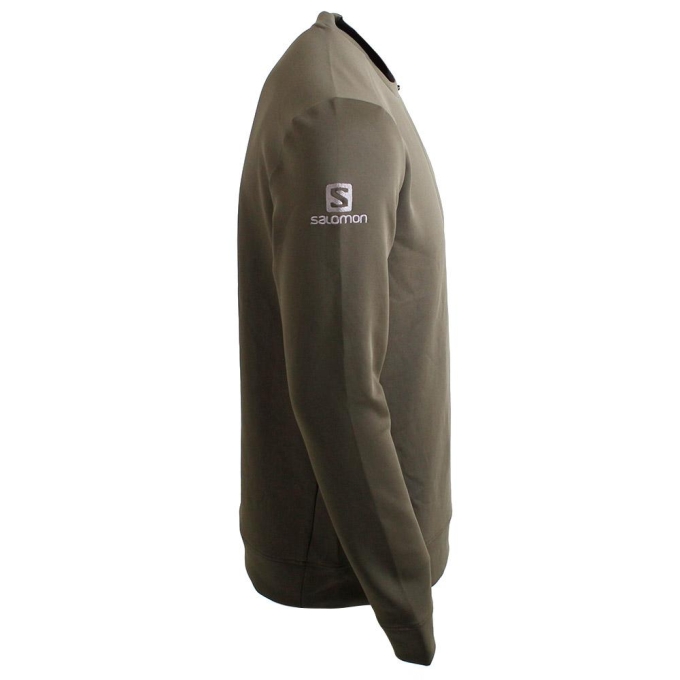 Olive Salomon ECHO M Men's Pullover | AE-768RCLF