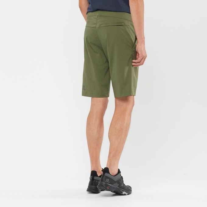 Olive Salomon EXPLORE M Men's Shorts | AE-367GVUS