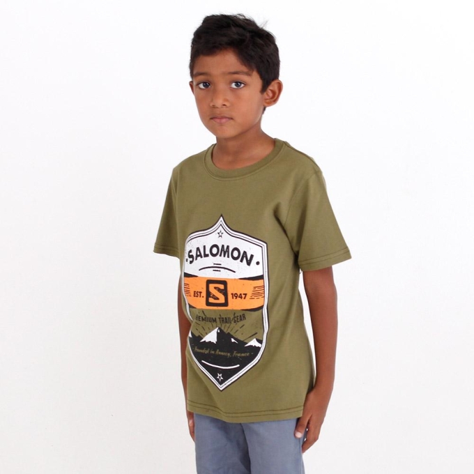 Olive Salomon ISLA SS B Kids' T Shirts | AE-350ZGJQ