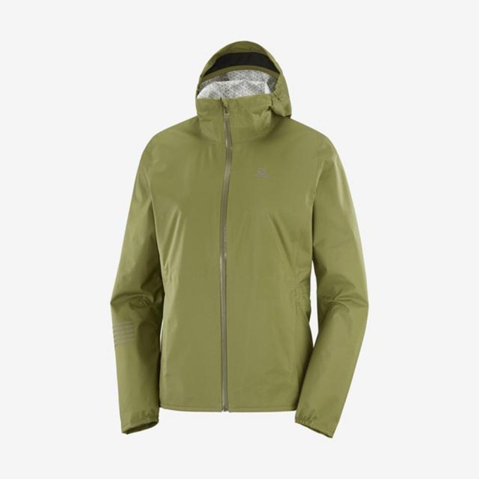 Olive Salomon LIGHTNING WATERPROOF Women's Jackets | AE-965UZQT