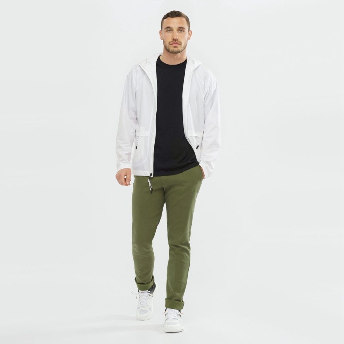 Olive Salomon OUTLIFE CHINO M Men's Pants | AE-257POFL