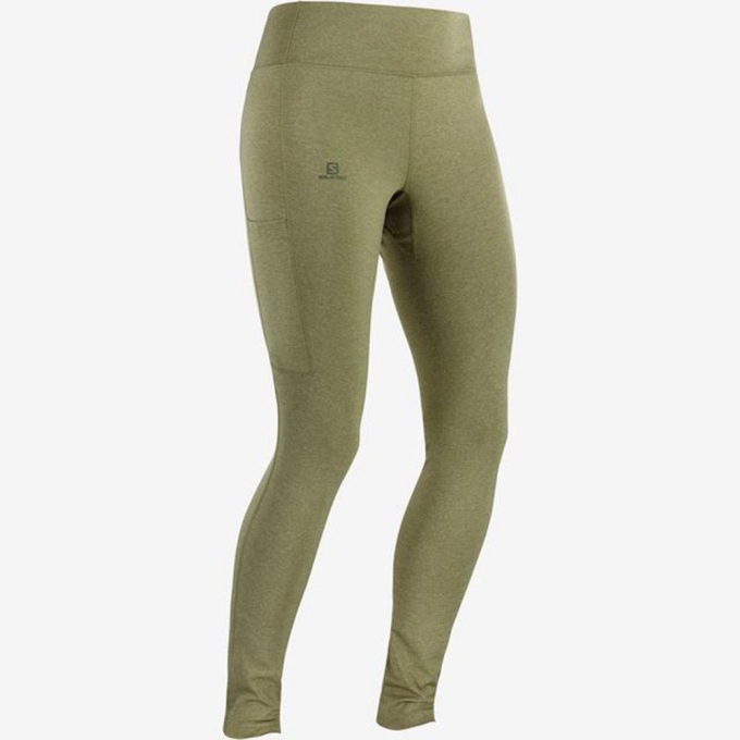 Olive Salomon OUTLINE TIGHTS Women's Tights | AE-536MNXJ