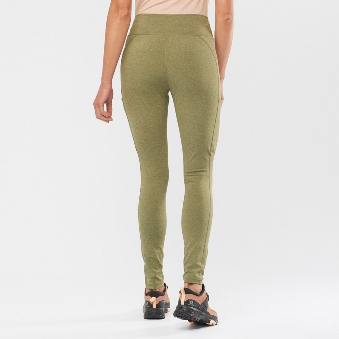 Olive Salomon OUTLINE TIGHTS Women's Tights | AE-536MNXJ