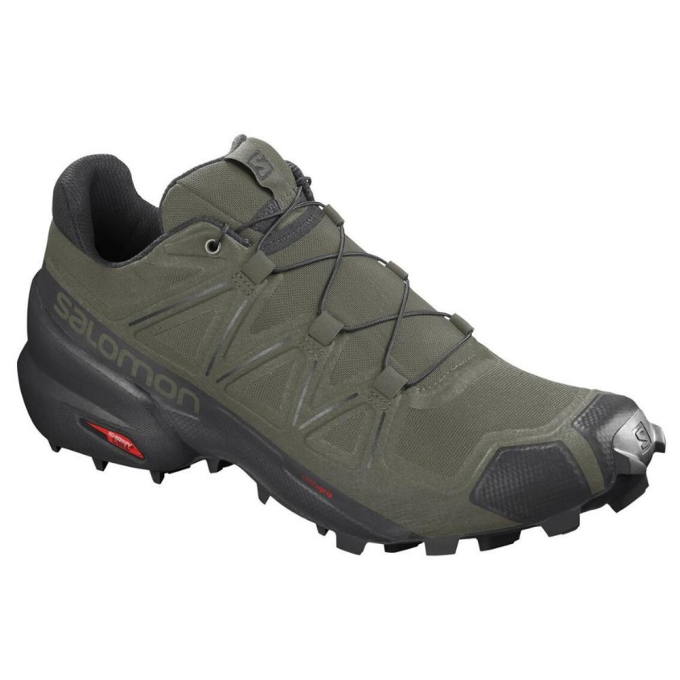 Olive Salomon SPEEDCROSS 5 Men's Trail Running Shoes | AE-734WXDC