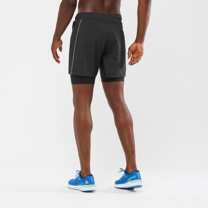 Olive Salomon XA TWINSKIN Men's Shorts | AE-761XZSW