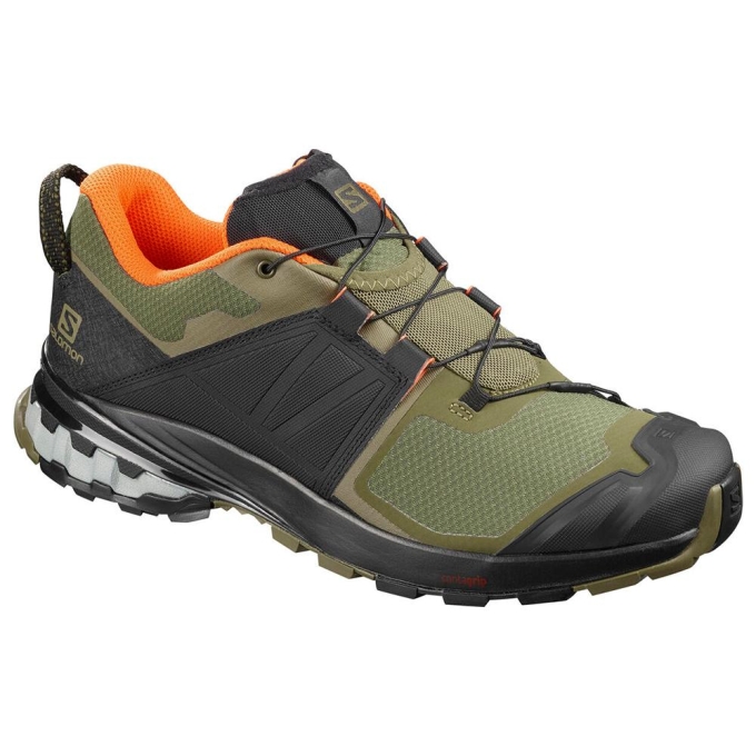 Olive Salomon XA WILD Men's Trail Running Shoes | AE-201ZOGF