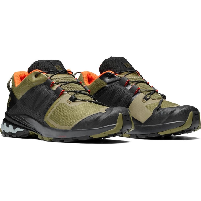 Olive Salomon XA WILD Men's Trail Running Shoes | AE-201ZOGF