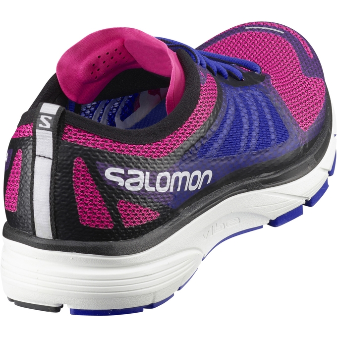 Orange / Purple Salomon SONIC RA W Women's Running Shoes | AE-594MFBL