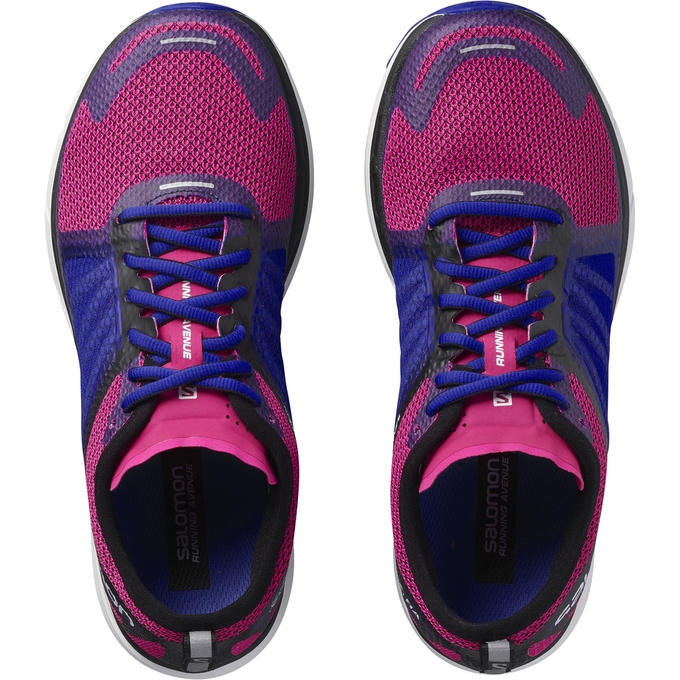 Orange / Purple Salomon SONIC RA W Women's Running Shoes | AE-594MFBL