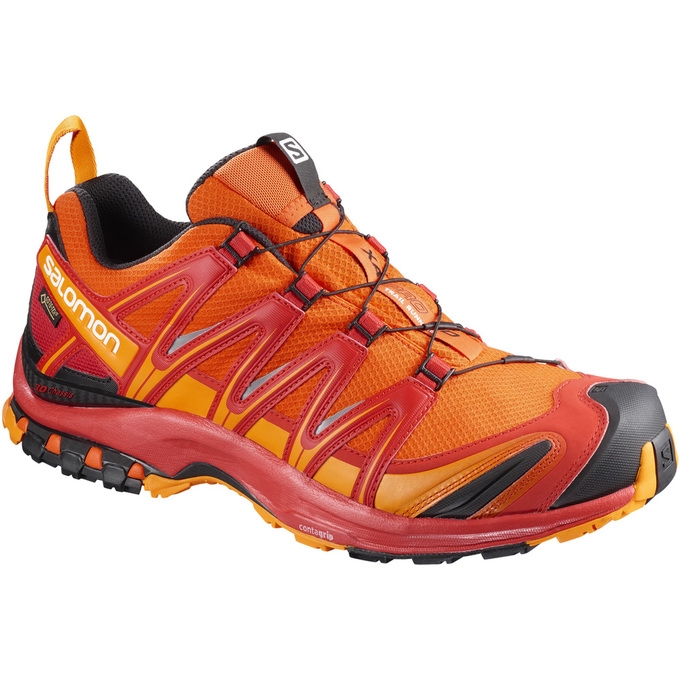 Orange Salomon XA PRO 3D GTX Men\'s Trail Running Shoes | AE-598VMRF