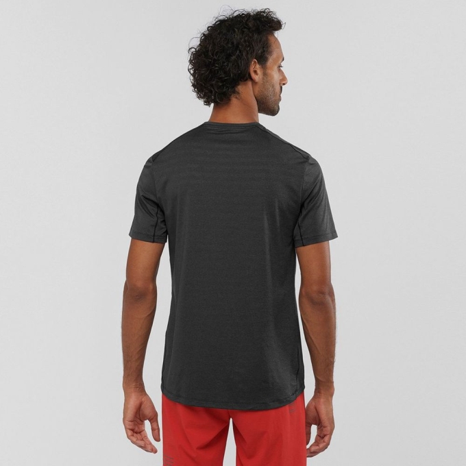 Orangered Salomon XA Men's T Shirts | AE-139MZGE