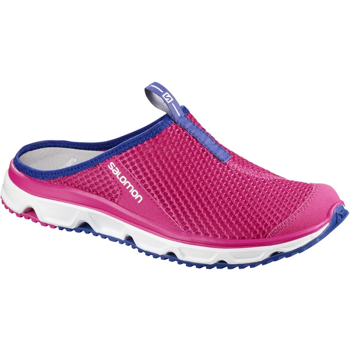 Pink Salomon RX SLIDE 3.0 W Women\'s Slippers | AE-587FHUS