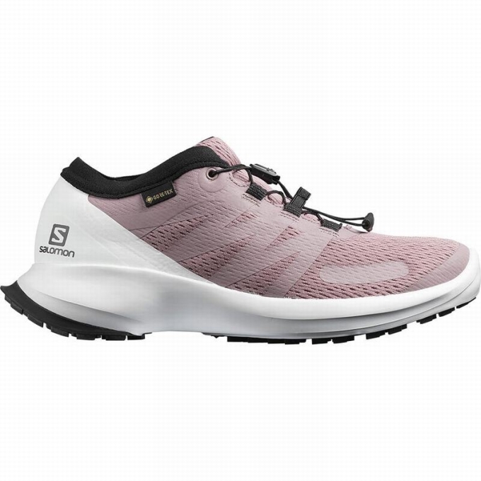 Pink Salomon SENSE FLOW GTX W Women's Trail Running Shoes | AE-326XBWP