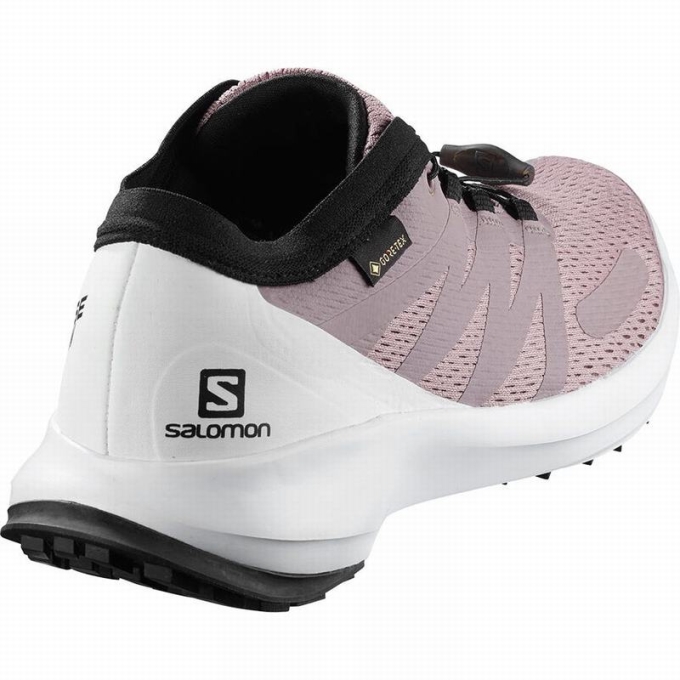 Pink Salomon SENSE FLOW GTX W Women's Trail Running Shoes | AE-326XBWP