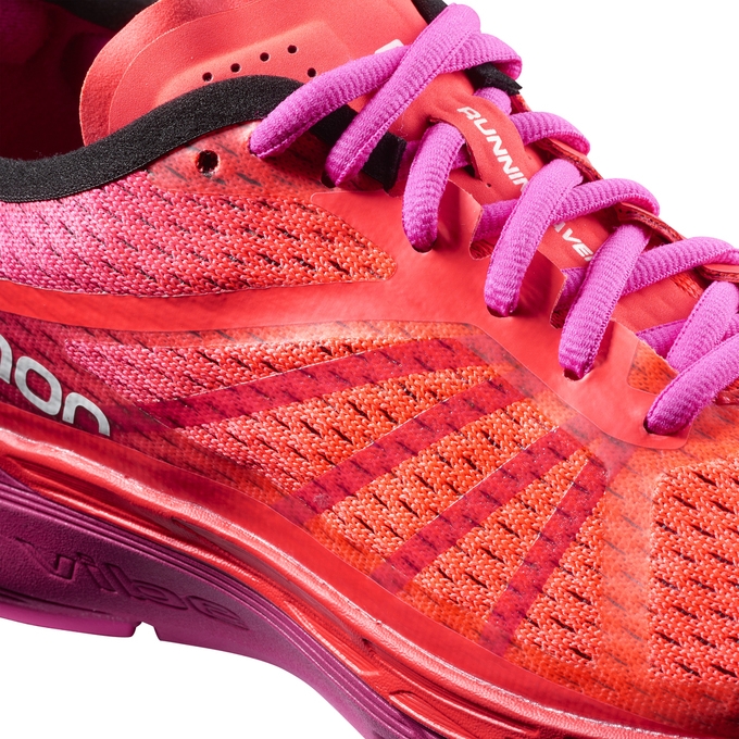 Pink Salomon SONIC RA PRO W Women's Running Shoes | AE-780IRXV