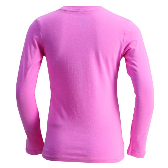 Pink Salomon WARRIOR LS G Kids' T Shirts | AE-643OTMG