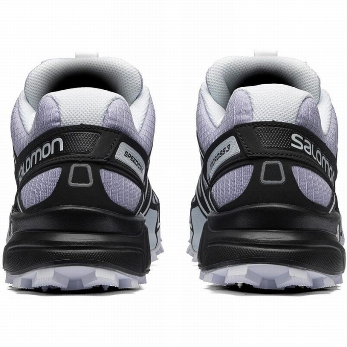 Purple / Black Salomon SPEEDCROSS 3 Men's Trail Running Shoes | AE-862OZXP