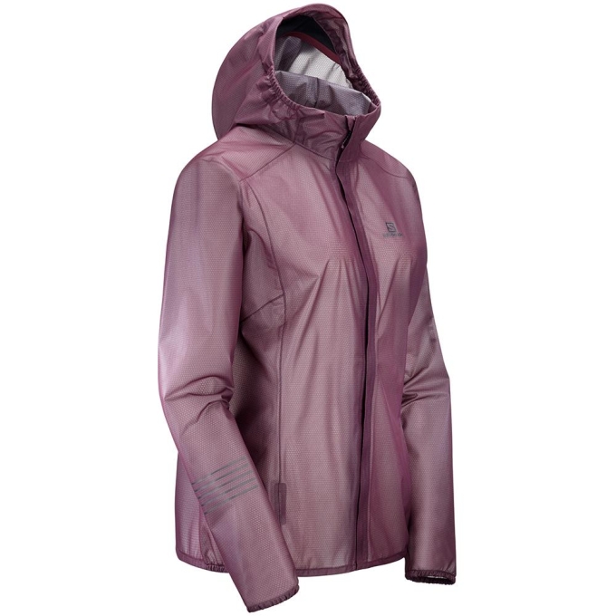 Purple Salomon LIGHTNING RACE WP JKT W Women's Jackets | AE-320WRLM