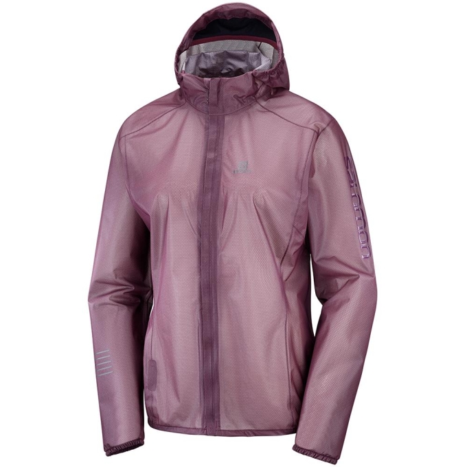 Purple Salomon LIGHTNING RACE WP JKT W Women\'s Jackets | AE-320WRLM