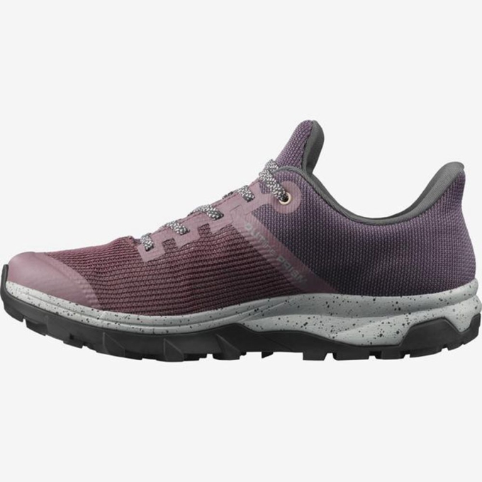 Purple Salomon OUTLINE PRISM GTX Women's Hiking Shoes | AE-361XWLV