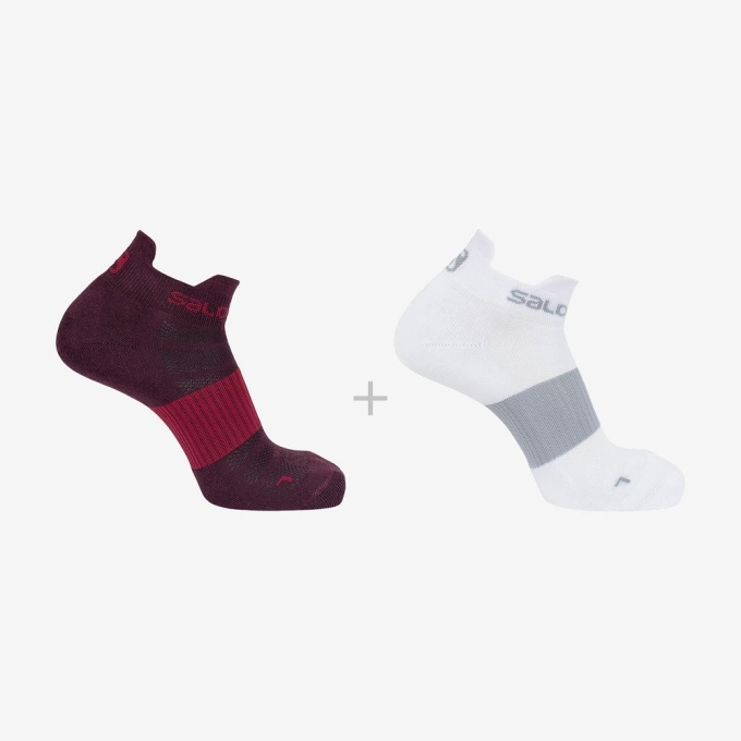 Purple Salomon SENSE 2-PACK Men's Socks | AE-305ZJPQ