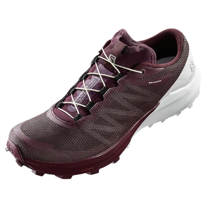 Purple Salomon SENSE PRO 4 W Women's Road Running Shoes | AE-149KMPG