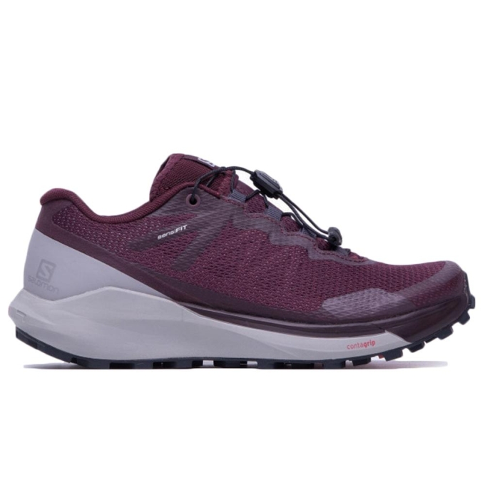 Purple Salomon SENSE RIDE 3 W Women\'s Road Running Shoes | AE-154ABLX