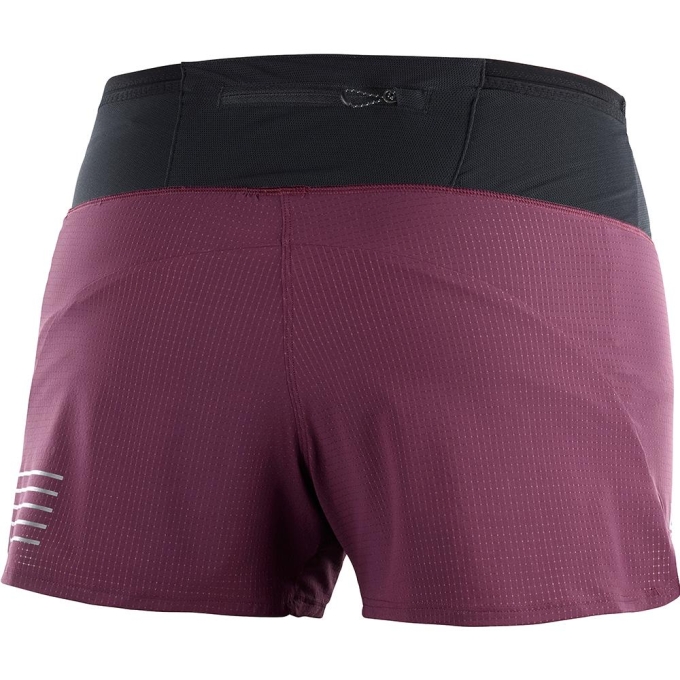 Purple Salomon SENSE W Women's Shorts | AE-417JKNA