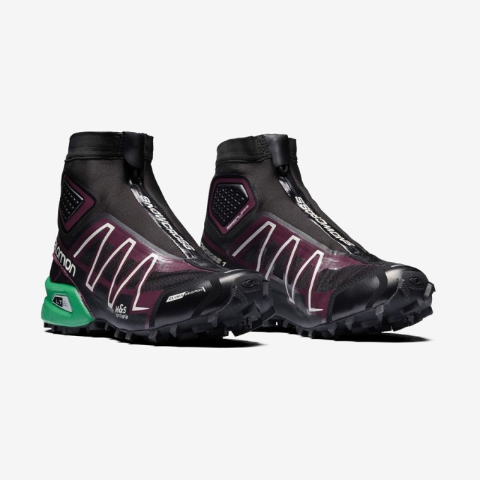 Purple Salomon SNOWCROSS ADVANCED Men's Sneakers | AE-271PBJX