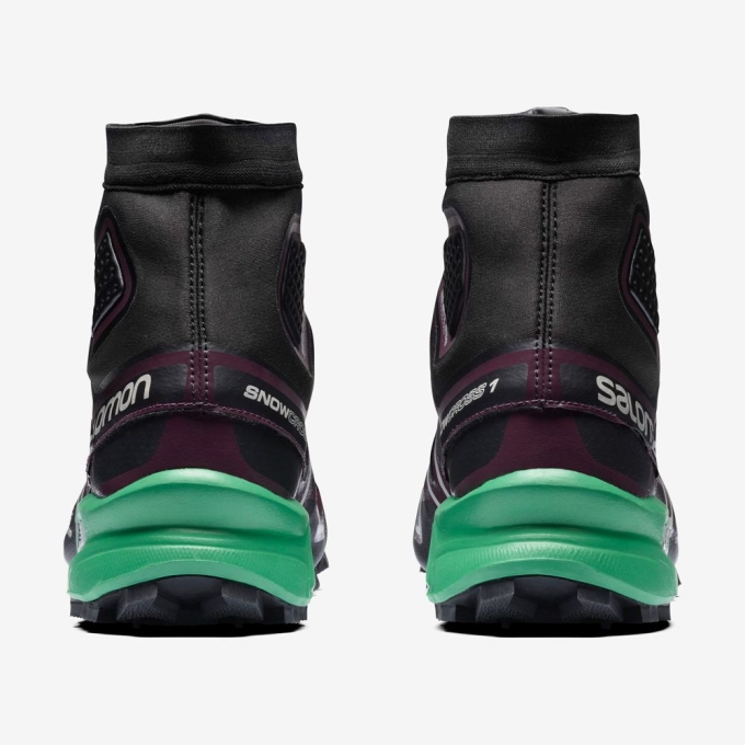 Purple Salomon SNOWCROSS ADVANCED Men's Sneakers | AE-271PBJX