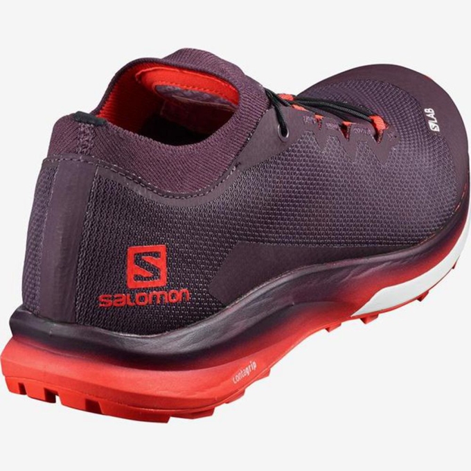 Purple Salomon S/LAB ULTRA 3 Women's Trail Running Shoes | AE-960BRLJ