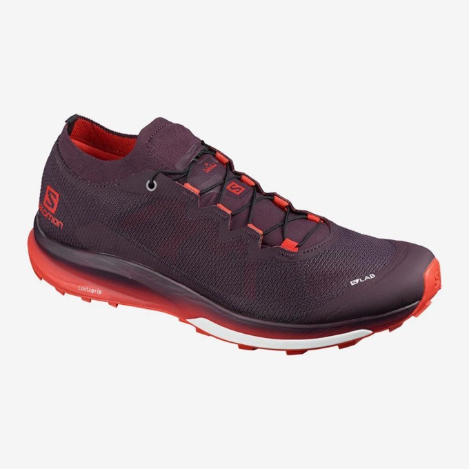 Purple Salomon S/LAB ULTRA 3 Women's Trail Running Shoes | AE-960BRLJ