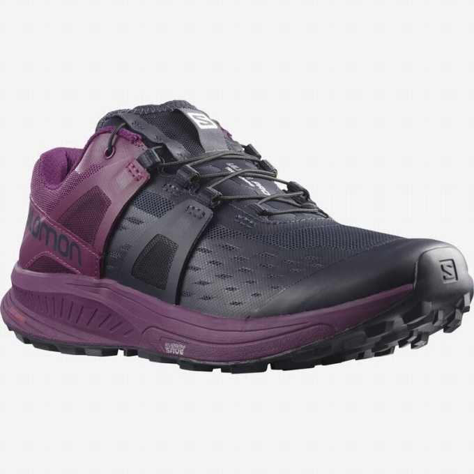 Purple Salomon ULTRA W /PRO Women's Trail Running Shoes | AE-592AGMW