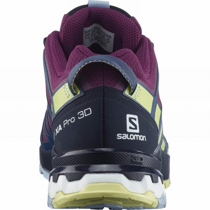 Purple Salomon XA PRO 3D V8 GORE-TEX Women's Hiking Shoes | AE-619FUJL