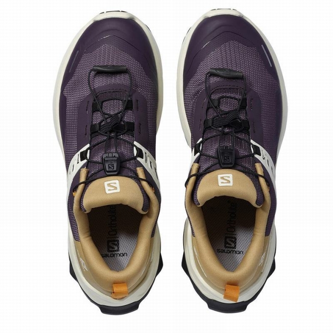 Purple Salomon X RAISE Women's Hiking Shoes | AE-528PSFJ