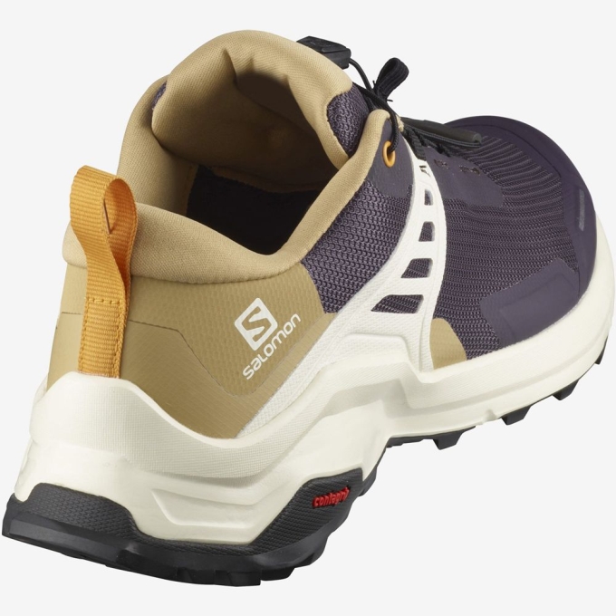 Purple Salomon X RAISE Women's Hiking Shoes | AE-792QUKH