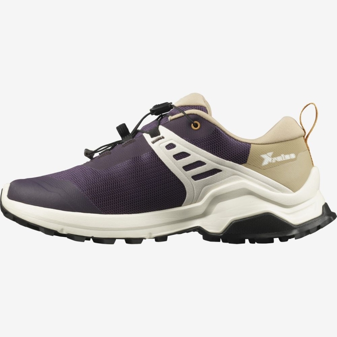 Purple Salomon X RAISE Women\'s Hiking Shoes | AE-792QUKH