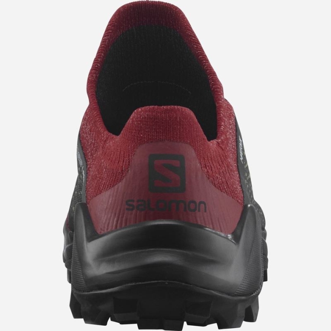 Red / Black Salomon CROSS W /PRO Women's Trail Running Shoes | AE-621AWTU