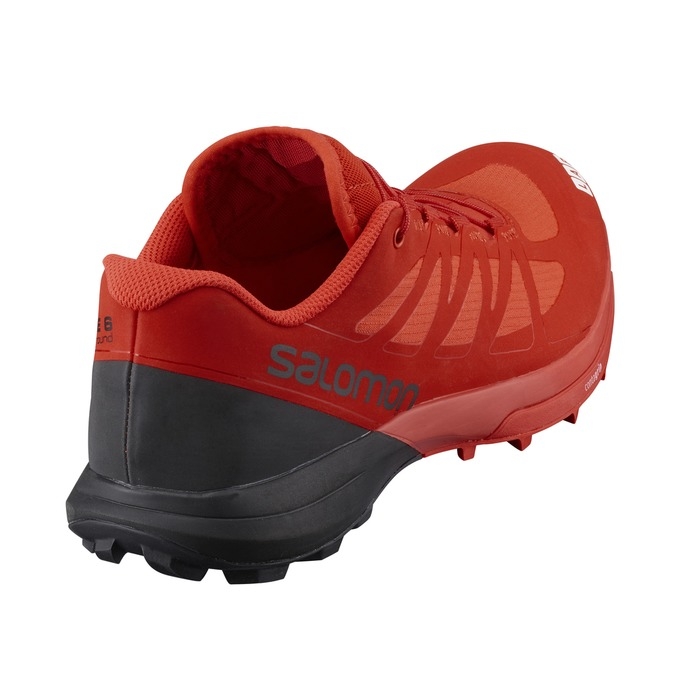 Red / Black Salomon S/LAB SENSE 6 SG Women's Trail Running Shoes | AE-348NFSR