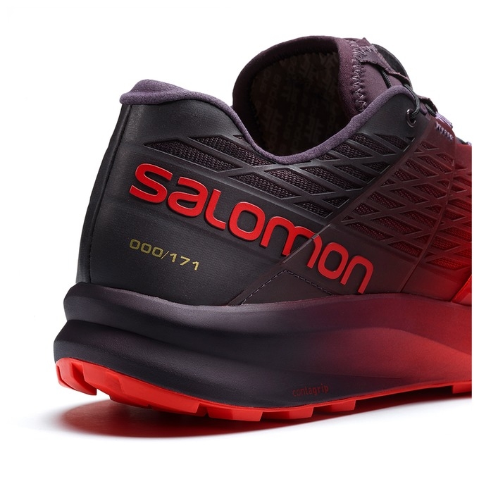 Red / Purple Salomon S/LAB ULTRA LTD EDITION Women's Trail Running Shoes | AE-532ZXLI