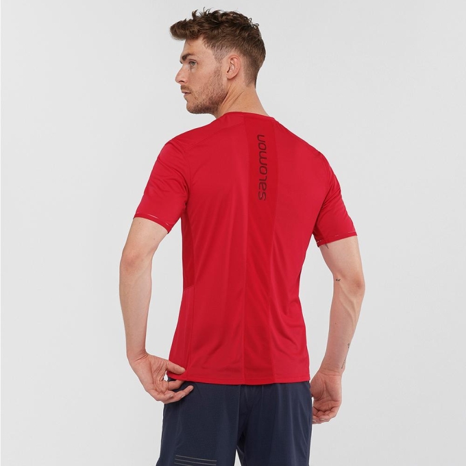 Red Salomon SENSE ULTRA M Men's T Shirts | AE-763MBWZ