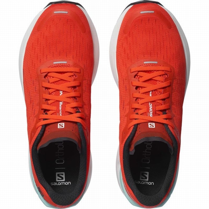 Red Salomon SONIC 3 BALANCE Men's Running Shoes | AE-947HPJF