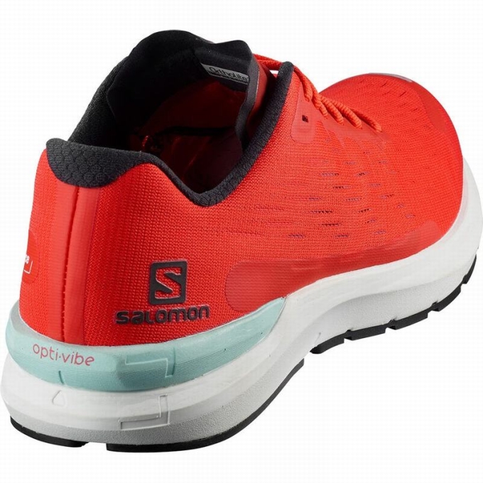 Red Salomon SONIC 3 BALANCE Men's Running Shoes | AE-947HPJF