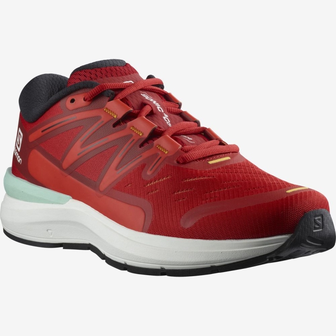 Red Salomon SONIC 4 CONFIDENCE Men's Road Running Shoes | AE-039MANV