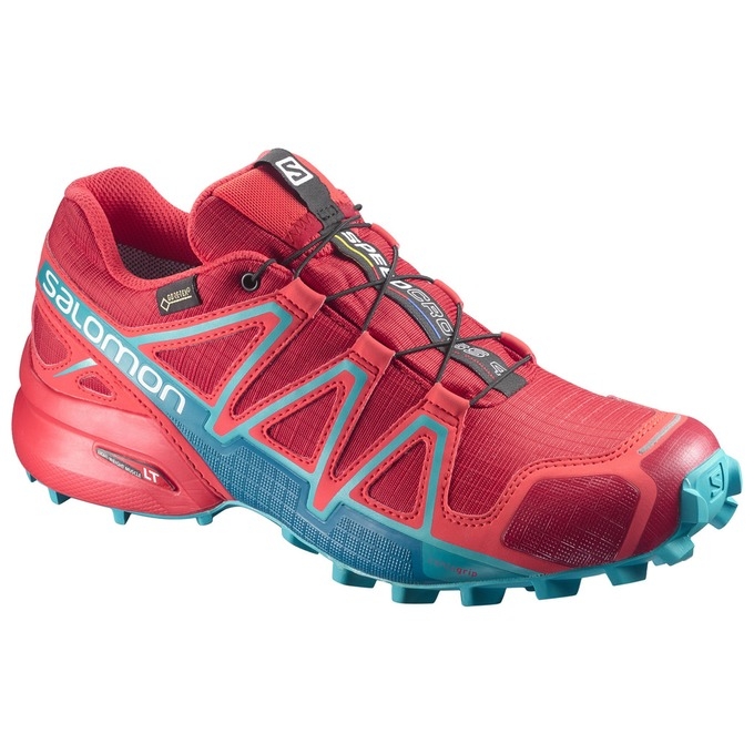 Red Salomon SPEEDCROSS 4 GTX W Women\'s Trail Running Shoes | AE-647ZGBC