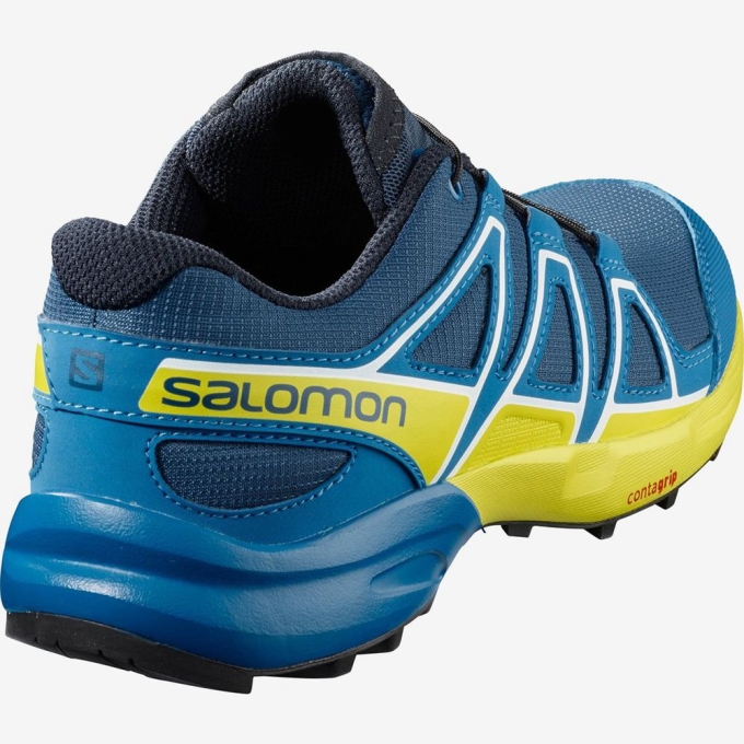 Red Salomon SPEEDCROSS S JUNIOR Kids' Trail Running Shoes | AE-746RCSV