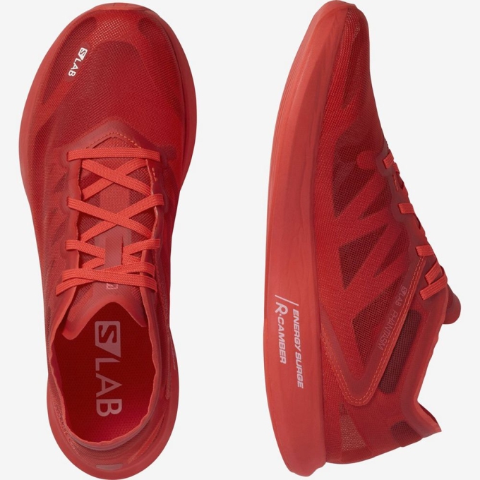 Red Salomon S/LAB PHANTASM Women's Road Running Shoes | AE-683RIGH