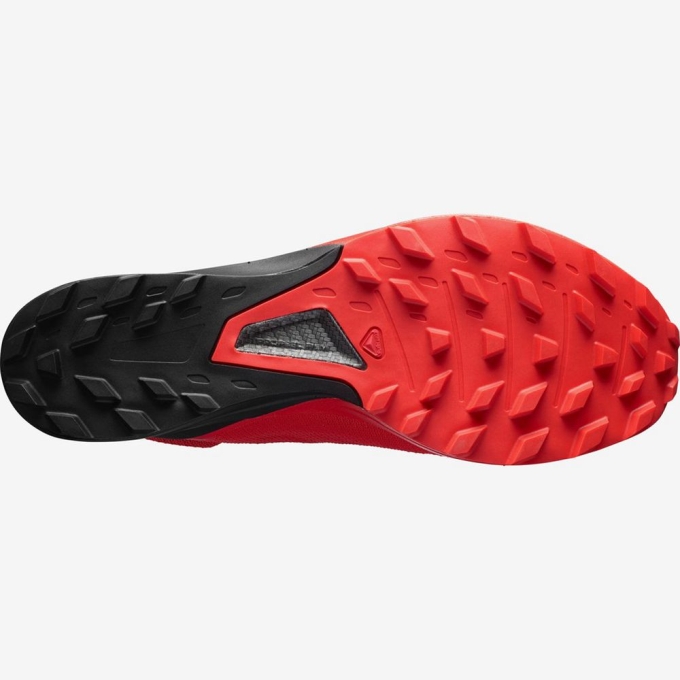 Red Salomon S/LAB SENSE 8 SG Men's Trail Running Shoes | AE-614BWAP